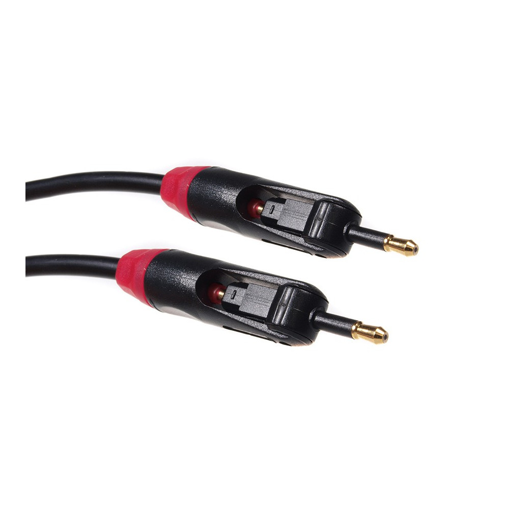 MCTV-642 Optisk Toslink-kabel T-T Jack-Jack 0,5 m polybag Maclean