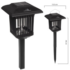 Solcellslampa insektsdödare LED Maclean, IP44, LED/UV, batteri 2*AA Ni-MH 200 mAh, solcell 2V DC MCE448