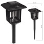 Solcellslampa insektsdödare LED Maclean, IP44, LED/UV, batteri 2*AA Ni-MH 200 mAh, solcell 2V DC MCE448