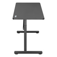 Biurko ręczna regulacja wys  Ergo Office, max 40 kg, max wys 117cm, z blatem do pracy stojąco siedzącej, ER-401 B