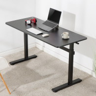 Biurko ręczna regulacja wys  Ergo Office, max 40 kg, max wys 117cm, z blatem do pracy stojąco siedzącej, ER-401 B