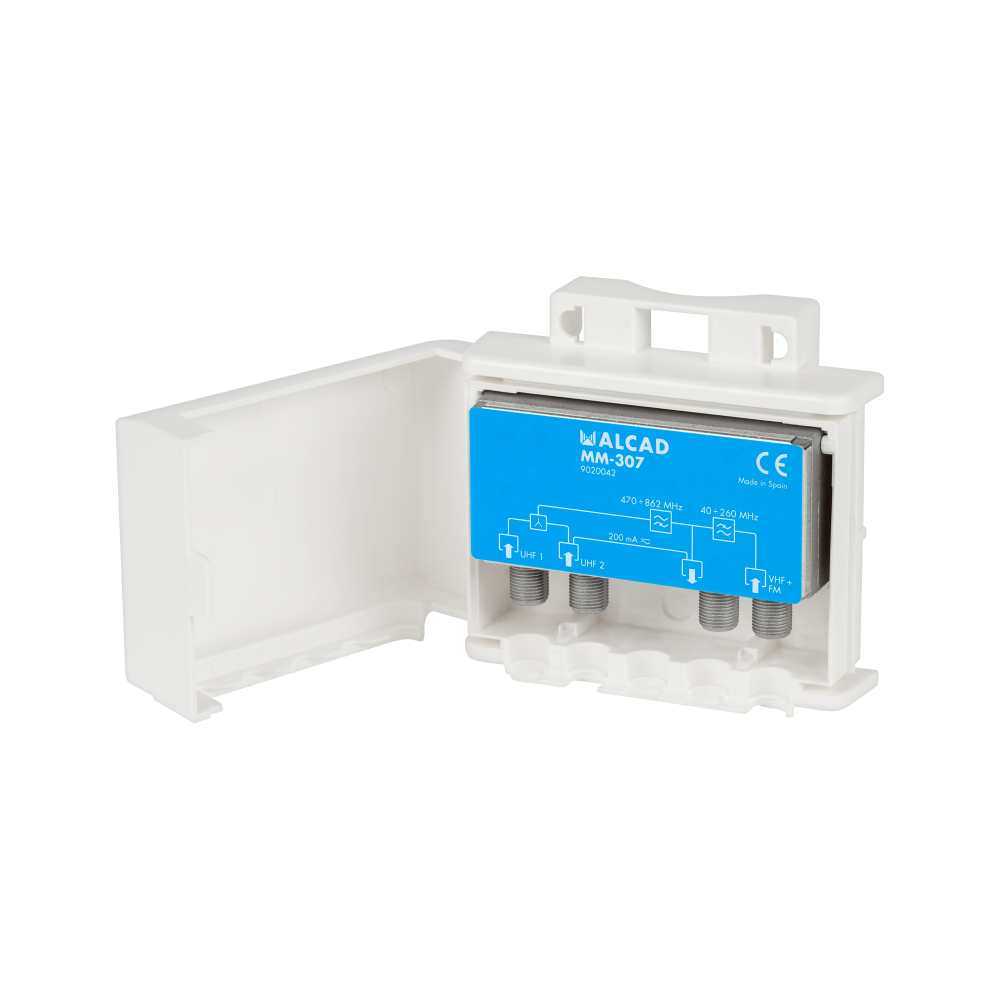 Multiplexer MM-307 UHF-UHF-VHF/FM Mast ALCAD
Multiplexer MM-307 UHF-UHF-VHF/FM Mast ALCAD Multiplexer MM-307 UHF-UHF-VHF/FM Mast ALCAD
Multiplexer MM-307 UHF-UHF-VHF/FM Mast ALCAD