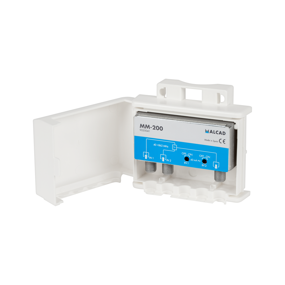 Multiplexer TV/FM-TV/FM MM-200 ALCAD
Mux TV/FM-TV/FM MM-200 ALCAD Multiplexer TV/FM-TV/FM MM-200 ALCAD
Mux TV/FM-TV/FM MM-200 ALCAD