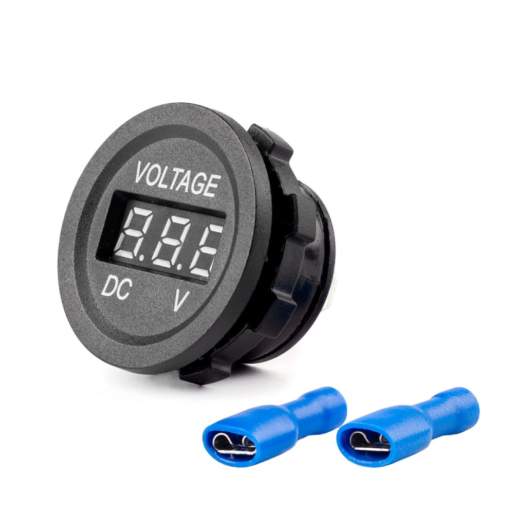 Ytterligare en digital voltmätare för inbyggnad 12v 24vv mod-02 amio-02852 Ytterligare en digital voltmätare för inbyggnad 12v 24vv mod-02 amio-02852