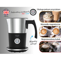 AD 4497 Mjölkskummare - skumning och uppvärmning