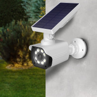 Solcellskamerafälla, blinkande diod, rörelsesensor, LED-belysning, gratis klistermärke, SOL1800S