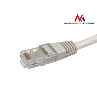 MCTV-652 Przewód, kabel patchcord UTP 5e wtyk-wtyk 3 m szary Maclean