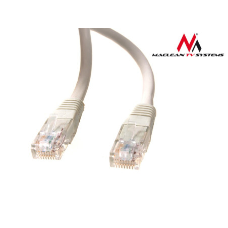 MCTV-654 Kabel, patchkabel UTP cat6 wtyk-wtyk 0,5 m grå Maclean