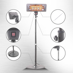CR 7737 Patiovärmare - fristående