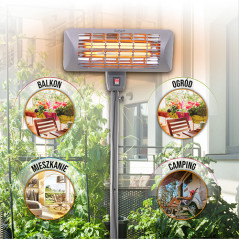 CR 7737 Patiovärmare - fristående