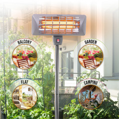 CR 7737 Patiovärmare - fristående