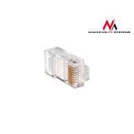 MCTV-663 RJ45-kontakt 8P8C 5e-kabel Maclean 100 stycken