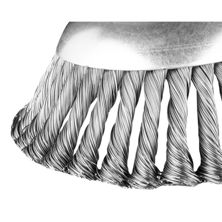 Ståltrådsborste för bensintrimmer 150 x 25,4 mm, hård, flätade trådar