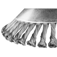 Szczotka druciana do kosy spalinowej 200 x 25,4 mm, twarda, druty splątane