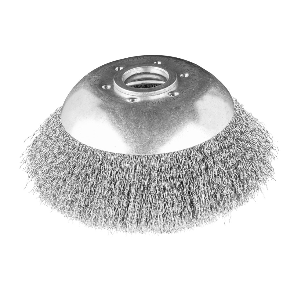 Stålborst för bensinklippare 150 x 25,4 mm, mjuk, vågiga trådar Stålborst för bensinklippare 150 x 25,4 mm, mjuk, vågiga trådar