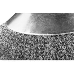 Stålborst till bensintrimmer 200 x 25,4 mm, mjuk, vågiga trådar