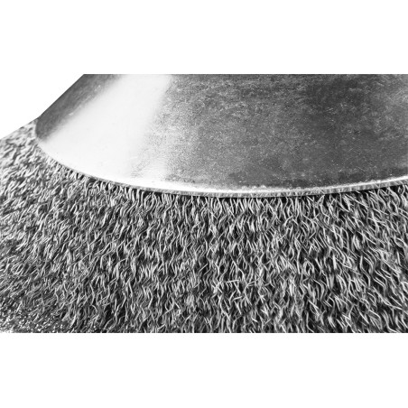 Stålborst till bensintrimmer 200 x 25,4 mm, mjuk, vågiga trådar