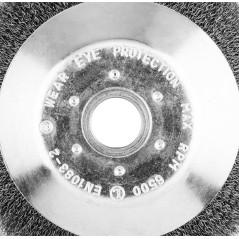 Stålborst till bensintrimmer 200 x 25,4 mm, mjuk, vågiga trådar