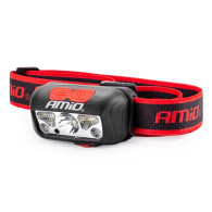 Latarka czołowa led lampa warsztatowa lh03 amio-02825