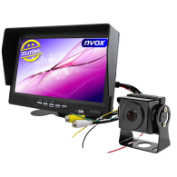 Monitor samochodowy  lcd 7cali 4pin 12v 24v oraz 1 kamera