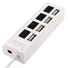 AK228C Hub 4xusb aktiv vit | HandlaSmidigt.se