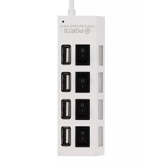AK228C Hub 4xusb aktiv vit | HandlaSmidigt.se