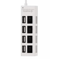 AK228C Hub 4xusb aktywny biały