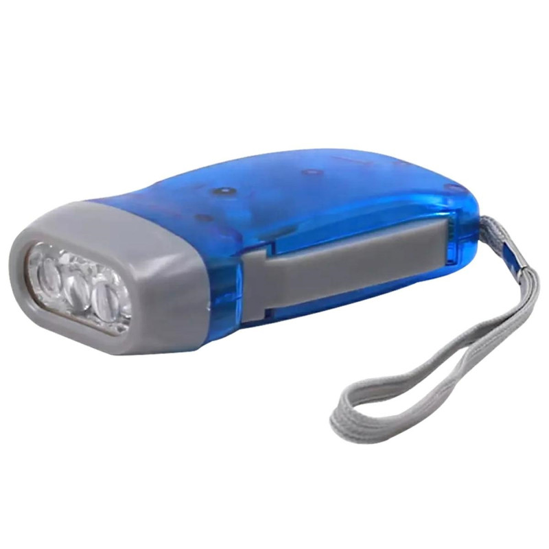 ZD42A Dynamo ficklampa kinetisk 3 LED