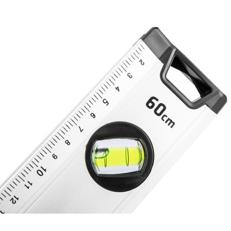 Vattenpass med specialnivå 60 cm, 5 libeller, olika vinklar.