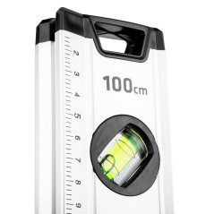 Vattenpass special 100 cm, 5 libeller, olika vinklar.