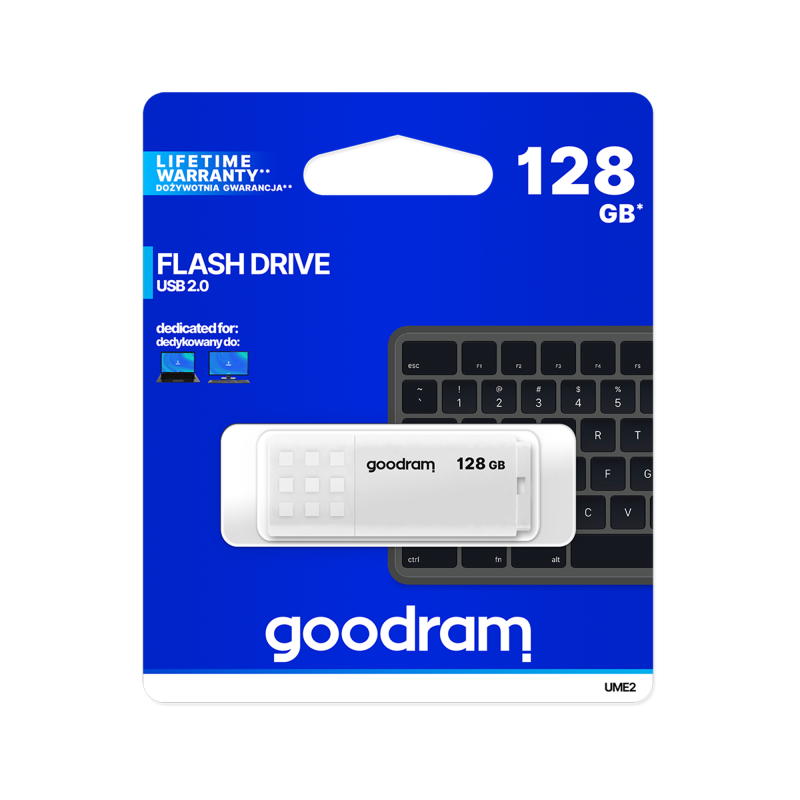 Pendrive Goodram USB 2.0 128GB vit