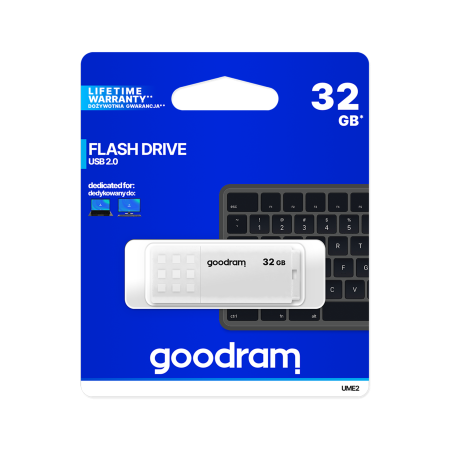 USB-minne Goodram USB 2.0 32GB vit