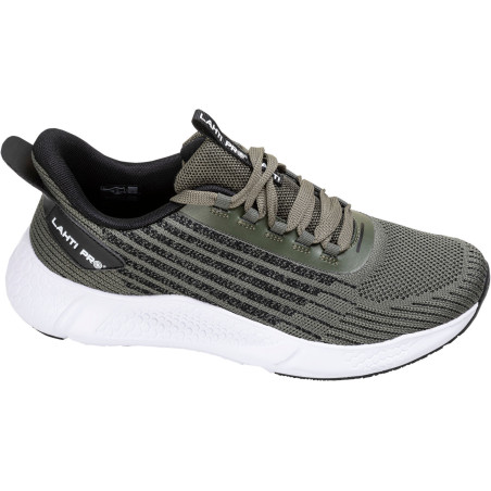 Halvskor i 3D-trikå i grönt och svart, '39', Lahti