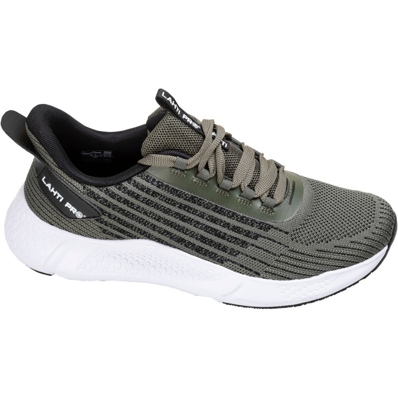 Skor med 3D stickning i grönt och svart, '40', Lahti