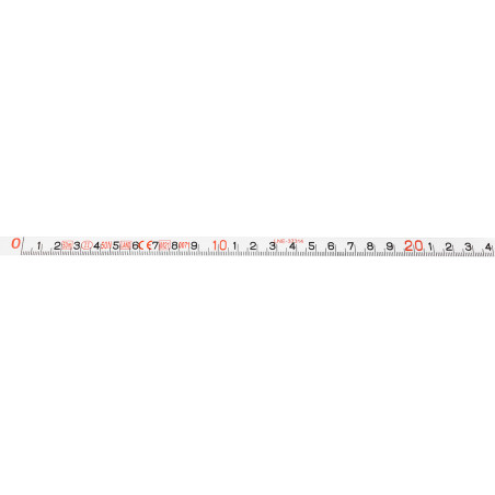 Stålmåttband 50 m x 10 mm