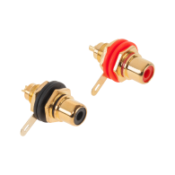 RCA-kontakt guldpläterad HQ Cabletech