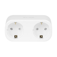 72-072- Inteligentne gniazdko podwójne sterowane wifi tuya białe