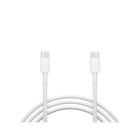 66-148- USB-C till USB-C 2.0 anslutningskabel, 1,5m, vit