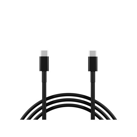 66-149- USB-C till USB-C 2.0-kabel 1,0m svart