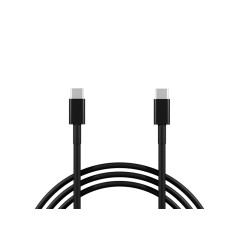 66-149- USB-C till USB-C 2.0-kabel 1,0m svart