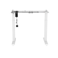 Skrivbord med elektrisk höjdjustering Ergo Office, max höjd 123cm, max - 70 kg, utan arbetsyta för stående/sittande arbete, vit,