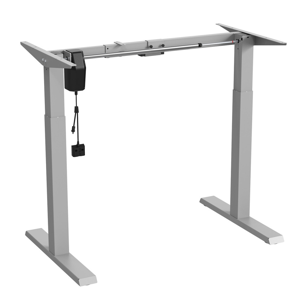 Elektriskt höj- och sänkbart skrivbord Ergo Office, max höjd 123 cm, maxvikt 70 kg, utan arbetsyta för stående/sittande arbete, 