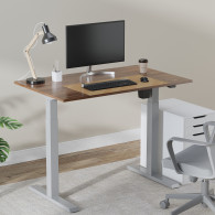 Elektriskt höj- och sänkbart skrivbord Ergo Office, max höjd 123 cm, maxvikt 70 kg, utan arbetsyta för stående/sittande arbete, 