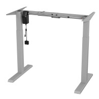 Elektriskt höj- och sänkbart skrivbord Ergo Office, max höjd 123 cm, maxvikt 70 kg, utan arbetsyta för stående/sittande arbete, 