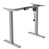 Elektriskt höj- och sänkbart skrivbord Ergo Office, max höjd 123 cm, maxvikt 70 kg, utan arbetsyta för stående/sittande arbete, 