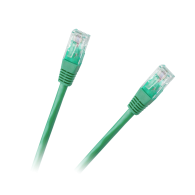 Patchkabel UTP 8c kontakt-kontakt 1,0m CCA grön cat.6e