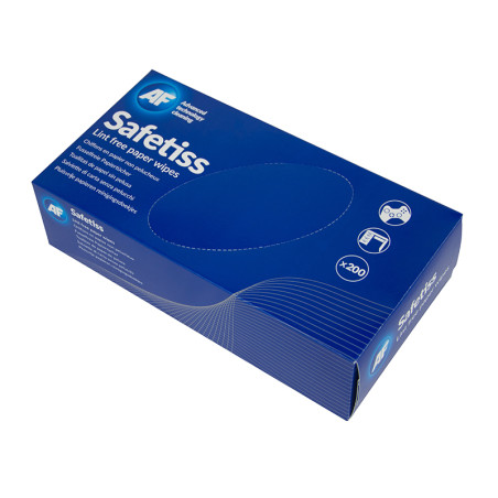 Rengöringsservetter AF SAFE TISS DRY