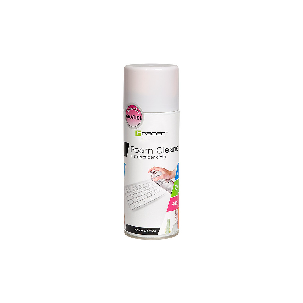 Rengöringsskum TRACER Plastic 400 ml + mikrofiber Rengöringsskum TRACER Plastic 400 ml + mikrofiber