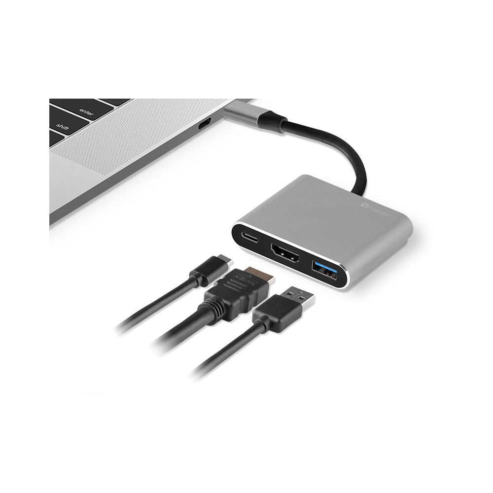 ADAPTER TRACER A-1, USB-C, HDMI 4K, USB 3.0, PDW 100W

ADAPTER TRACER A-1, USB-C, HDMI 4K, USB 3.0, PDW 100W