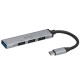 HUB TRACER USB 3.0 H40 med 4 portar, USB-C